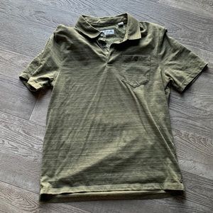 Green polo shirt